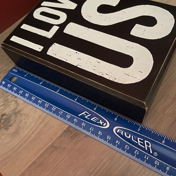 ⭐️3/$25⭐️ I Love Us 🖤 Box Sign - Picture 3 of 4